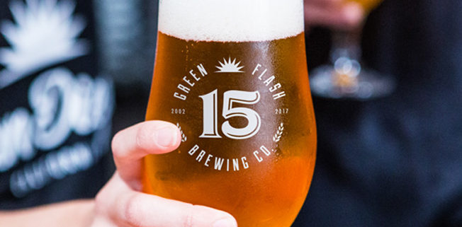 Green Flash brewing 15th anniversary