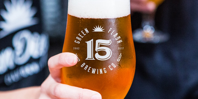 Green Flash brewing 15th anniversary